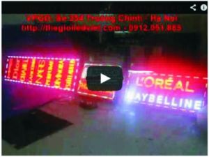 Biển LED quảng cáo ngoài trời tại mỹ phẩm Loreal Chùa Bộc, Hà Nội