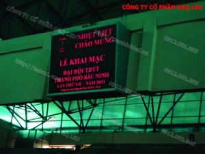 Cung cấp màn hình led, bảng điện tử tại nhà thi đấu đa năng Bắc Ninh