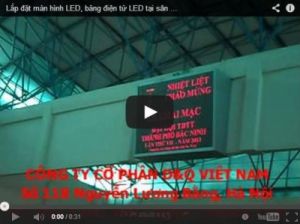 Cung cấp và thi công bảng điện tử LED tại nhà thi đấu đa năng trong nhà Thành phố Bắc Ninh