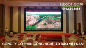 Cabin màn hình Led P4.81 | Màn hình led P4 trong nhà thi công tại Nhà khách La Thành - Hà Nội
