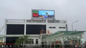 Thi công màn hình led 100 inch-200 inch-300 inch ngoài trời tại Công ty khí áp Tiền hải, Thái Bình