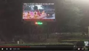 Thi công màn hình led full color ngoài trời 300inch-400inch-500inch tại lễ hội Đền Hùng, Phú Thọ