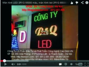 Màn hình LED 65000 màu P10mm ngoài trời 354 Trường Chinh, Hà Nội