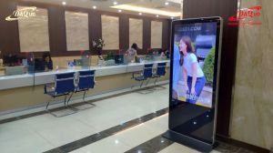 Cho thê màn hình quảng cáo 55inch | Diểm Giao Dịch BIDV Lê Đức Thọ Hà Nội
