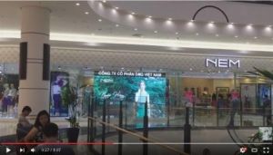 Thi công màn hình led full HD trong nhà 100inch-200inch-300inch tại NEM AEON Mall