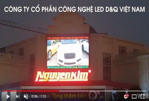 Cabin Màn hình led P5 ngoài trời | Thi công tại Siêu thị Nguyễn Kim Thanh Hóa