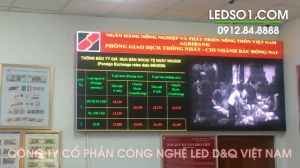Thi công màn hình led P3 cho PGD Thống Nhất - CN Bắc Đồng Nai