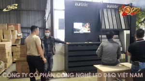 Lắp LCD 32 inch quảng cáo cho xưởng sản xuất cty EURO TILE Đại Mỗ.