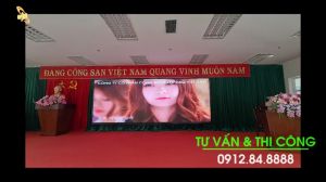 Thi công màn hình led cao cấp trong nhà cho Bảo Hiểm Xã Hội Tỉnh Thừa Thiên Huế.