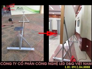 DQ LED Thi công khung thép cho màn hình LED di động Như Thế Nào??