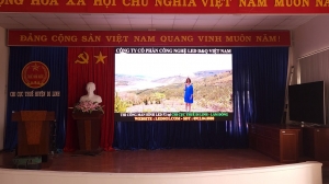 Chi Cục Thuế Di Linh, Bảo Lộc, Lâm Đồng | Lắp đặt Man hình LED 10m2 P2.5 Trong hội trường.