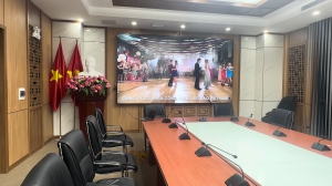Bộ Lao động, Thương binh và Xã hội | Lắp 9 Màn Hình Ghép Video Wall 55inch tại phòng họp lãnh đạo.