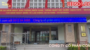 Trường Chính trị tỉnh Lào Cai - Lắp đặt Màn hình LED P5 Ngoài Trời.
