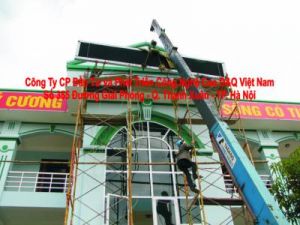 Lắp Đặt Màn Hình LED fullcolor 16,8 triệu màu
