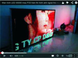 Màn hình LED 65000 màu tại nha khoa Mỹ tòa nhà B10 Kim Liên, HN