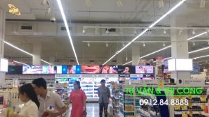 Led D&Q Cung cấp chuỗi màn hình led quảng cáo cho siêu thị BIG C | Big C Cần Thơ | LED P3