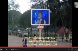 Thi công màn hình LED p10 ngoài trời tại công viên - vườn hoa - khu vui chơi H.Thuận Châu, Sơn La