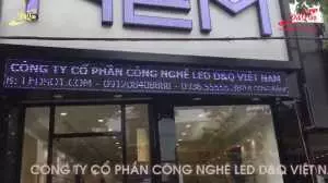Màn hình LEd ngoài trời P10 thi công lắp đặt cho shop thời trang NEM Phan Thiết T. Bình Thuận.
