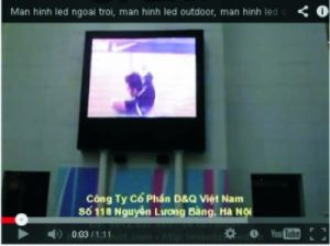 Thi công màn hình led full color p10 tại Tòa nhà Indochina Plaza 239 Xuân Thủy, Hà Nội