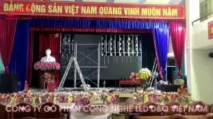 Công Trình Màn hình LED P2.5 Thi công tại Trường Chính Trị Trần Phú, Hà Tĩnh.