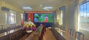 Trường Phổ Thông Dân Tộc Nội Trú Di Linh | Lắp hệ thống màn hình LED Trong hội trường P2.5