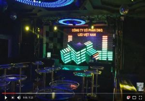 Thi công màn hình led P5 hiệu ứng theo nhạc trong Bar Club WINDOWS Phan Thiết
