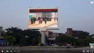 Thi công màn hình led ngoài trời tại quảng trường - trung tâm thành phố - công viên - vườn hoa Quảng Ninh