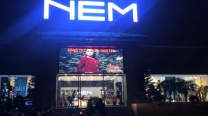 Cung cấp và thi công màn hình LED quảng cáo tại thời trang NEM 545 Nguyễn Văn Cừ