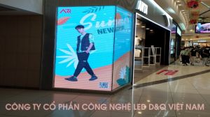 Thi Công Màn hình led P2.5 Cho shop TNTA tại Aeno Long Biên Hà Nội.
