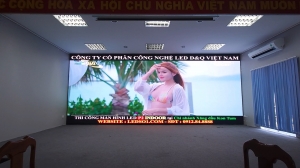 Chi nhánh Xăng dầu Kon Tum được Led D&Q VietNam thi công Màn hình LED P2 Siêu Đẹp mắt trong phòng