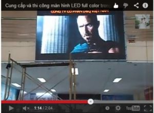Cung cấp và thi công màn hình LED full color trong nhà tại chợ Tây Thành, TP.Thanh Hóa