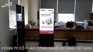 DQ led việt nam Lắp chuỗi LCD quảng cáo đứng 55" cho Agribank Quảng trị - Chi nhánh Triệu Phong.