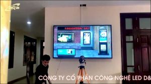 Vận Chuyển Lắp đặt Màn hình lcd quảng cáo 110 inch cho Bộ Tham Mưu Số 7 Nguyễn Tri Phương