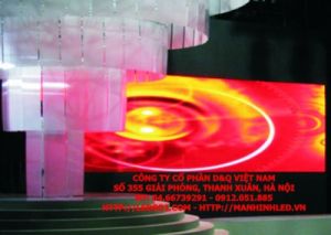 Màn Hình LED 65536 màu P7,62mm hiển thị hình ảnh video trong nhà