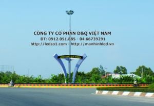 Cổng chào điện tử led p16 ngoài trời tại thành phố Cao Lãnh, Đồng Tháp