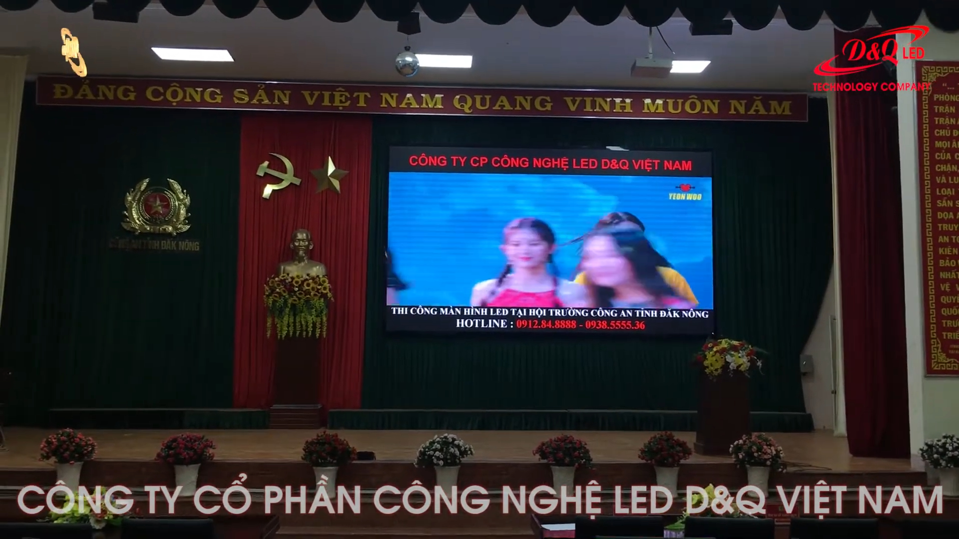 màn hình LED quân đội công an — D&Q VietNam