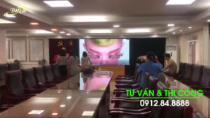 Trường Tiểu Học Dịch Vọng A Hà Nội | Thi Công gói thầu màn hình LED ThinkSTV P2 phòng họp trực tuyến