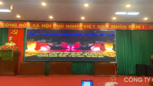 Cục thuế tỉnh Bình Định | DQ trúng thầu và thi công màn hình LED P3 trong phòng Hội thảo – Hội nghị