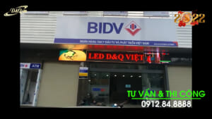 Ngân Hàng BIDV chi nhánh An Dương Vương, HCM | DQ lắp đặt dự án màn hình LED P5 ngoài trời tiếp theo