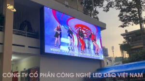 Trường Cấp 2 Trần Bình Trọng TP. HCM | DQ lắp đặt dự án Cabin LED P5 ngoài trời thương hiệu ThinkSTV