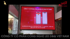 Led D&Q VietNam thi công màn hình led P2.5 Công trình Meetfone tại tp Phonmpenh. Campuchia