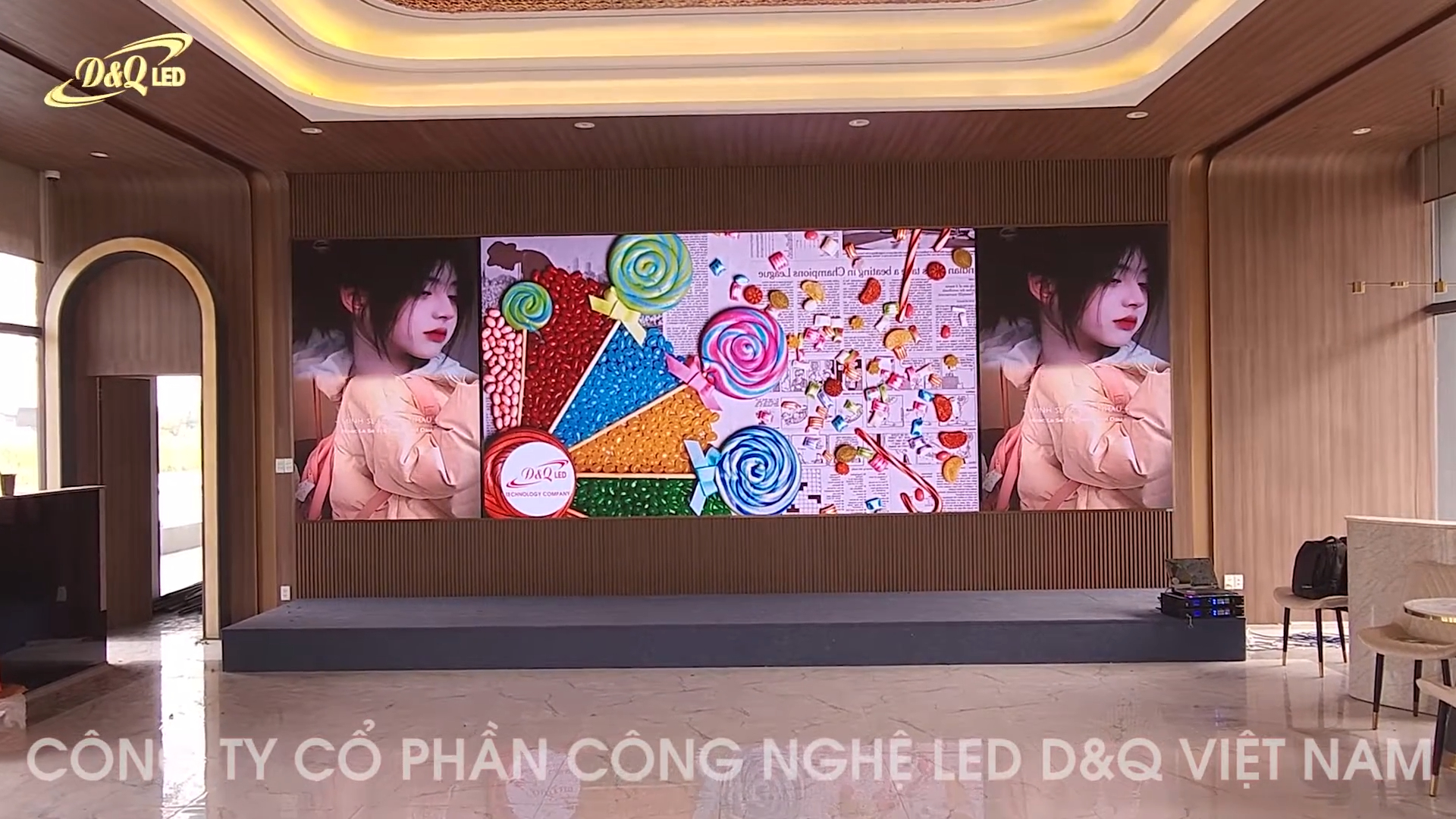 Thăng Long Home – Thủ Thiêm | DQ thi công gói thầu màn hình Led GOB P1.86 đồng bộ nhà máy ThinkSTV