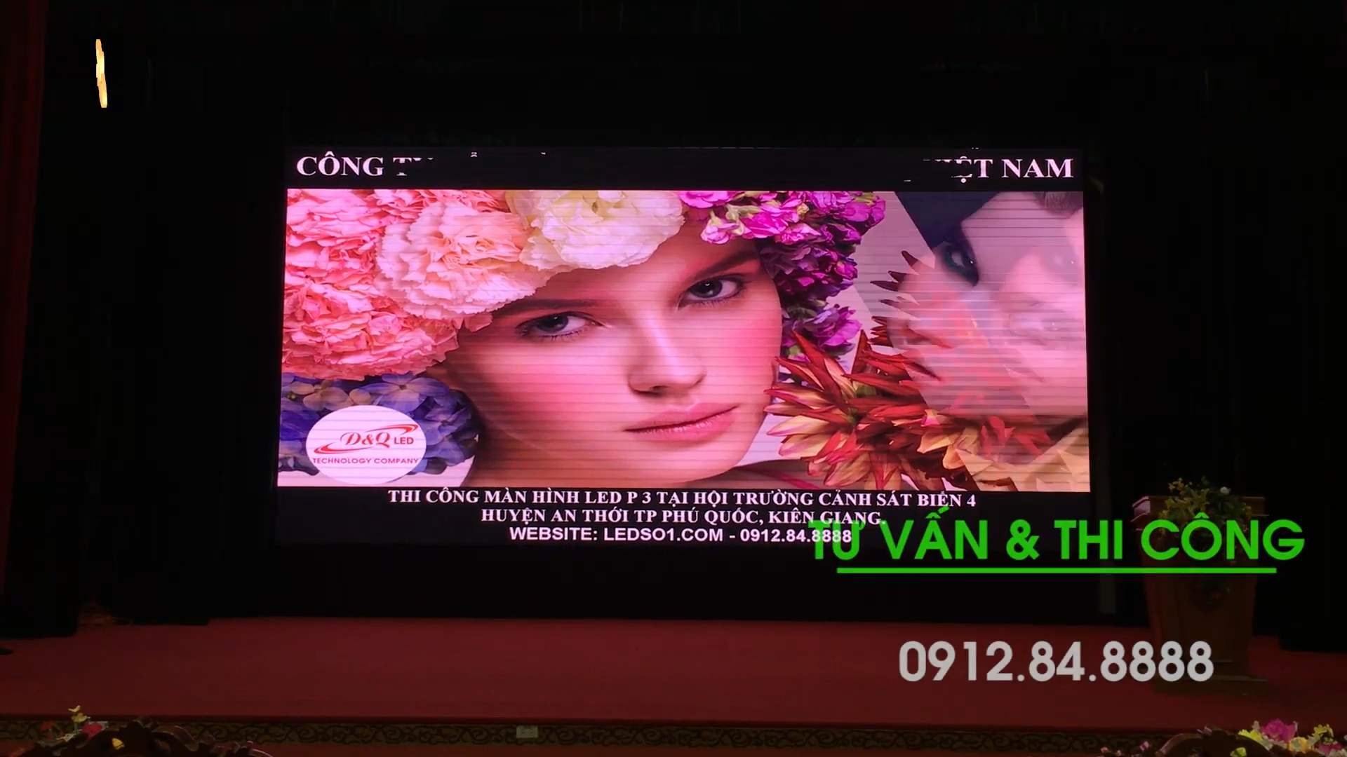 màn hình LED quân đội công an — D&Q VietNam