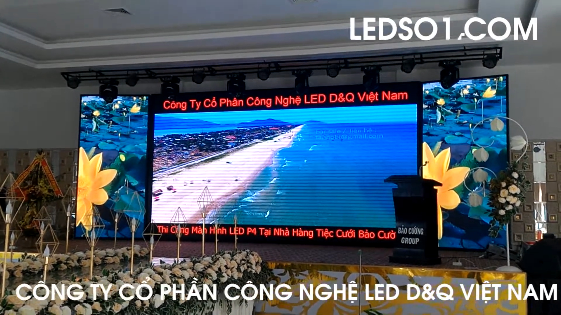 màn hình LED nhà hàng — D&Q VietNam