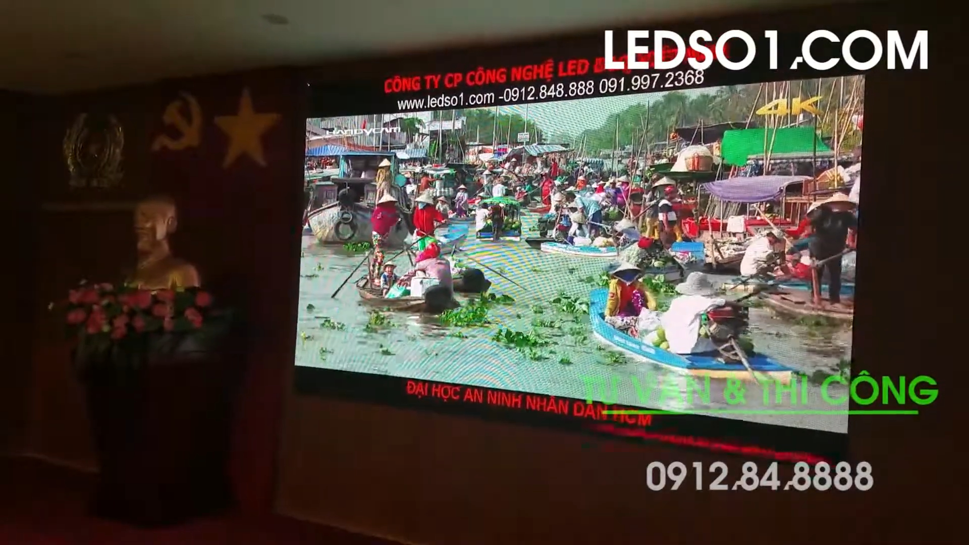màn hình LED quân đội công an — D&Q VietNam