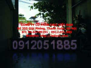 bang dien tu led 3 mau p16mm hien thi thong tin ngoai troi