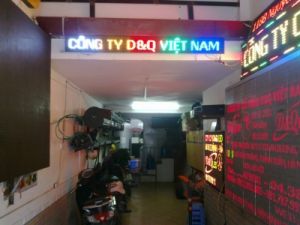 bang dien tu led 3 mau trong nha id1026