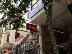 bien led quang cao chu chay 1 mau ngoai troi id939