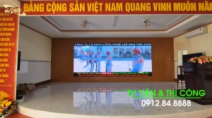 bo chi huy quan su ha tien thi cong led man hinh p2 5 trong hoi truong id2744