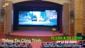 Thi Công Màn hình LED 250m2 Cabin nguyên khối P2.97 cao cấp tại Xứ Đông – T. Hải Dương ✔ Led D&Q